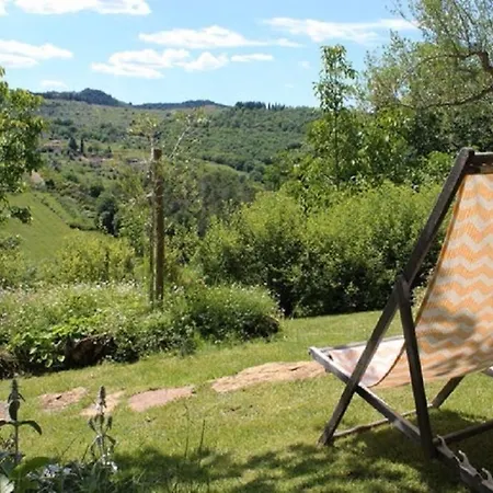 Typical Tuscan In Charming Position Between Panzano -greve In Chianti Villa *