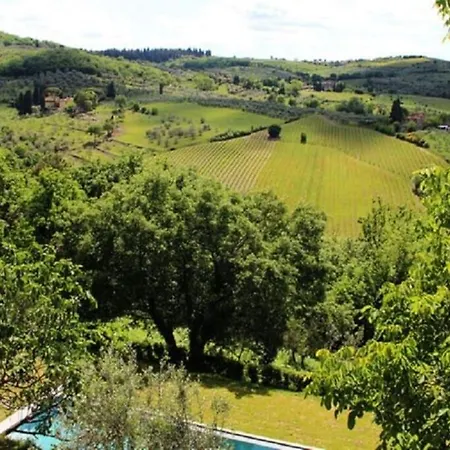 Typical Tuscan In Charming Position Between Panzano -greve In Chianti Villa Lamole